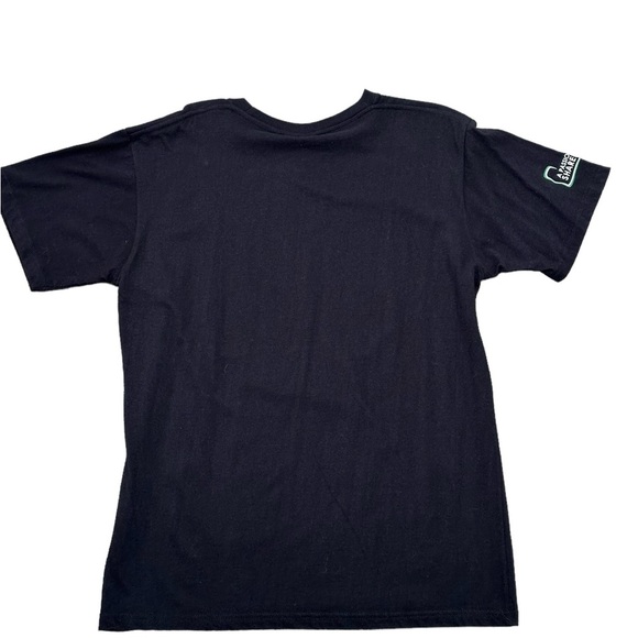 Men’s Irish Beer Guinness Large Football Short Sleeve T-Shirt Top Tee Black NWT - Picture 4 of 9